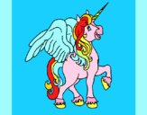 Unicornio con alas