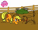 Applejack y Winona