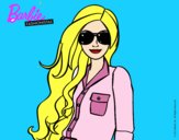 Barbie con gafas de sol