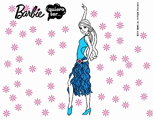 Barbie flamenca