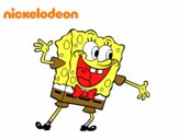 Bob Esponja saludando