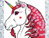 Cabeza de unicornio