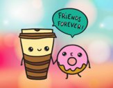 Café y donut