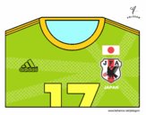 Camiseta del mundial de fútbol 2014 de Japón