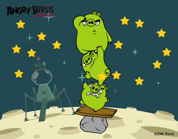 Cerdos verdes de Angry Birds