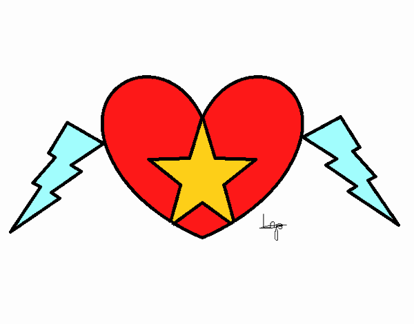 Corazón estrella