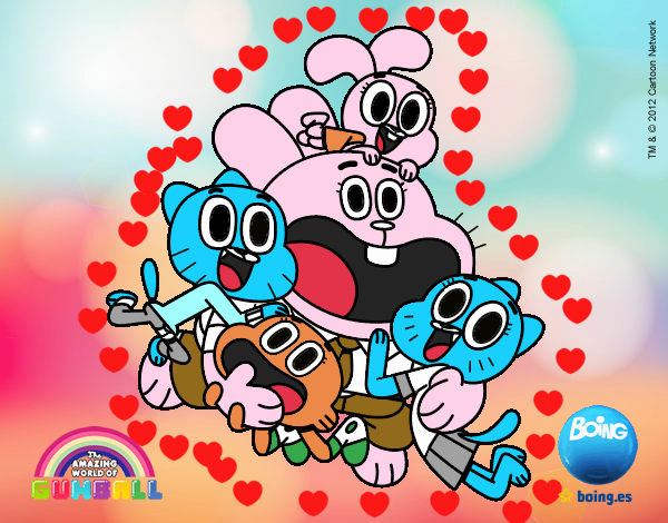 Gumball y amigos contentos