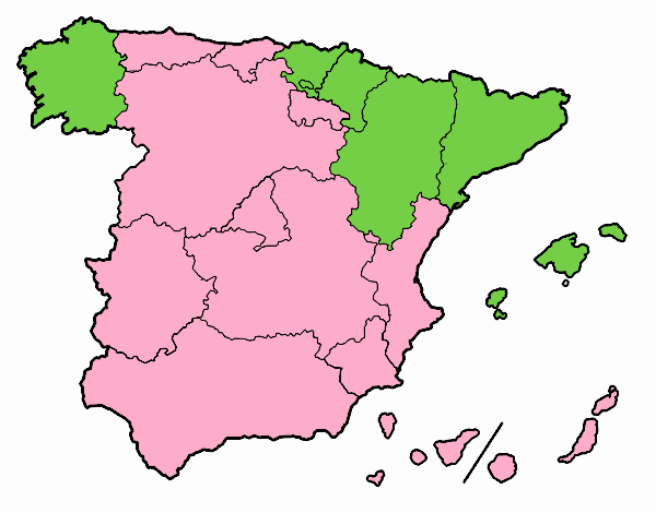 mapa por CCAA