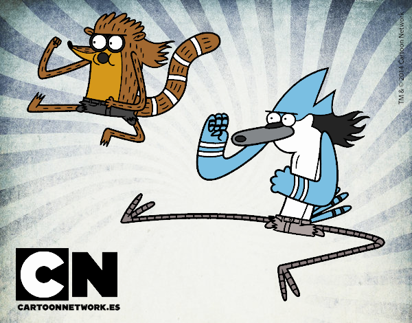 Rigby y Mordecai.