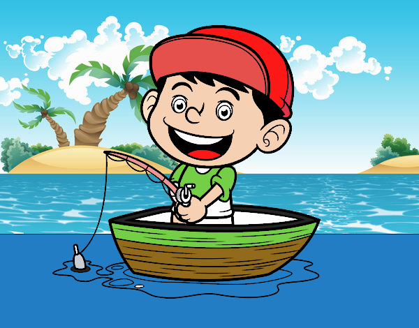 Niño pescando