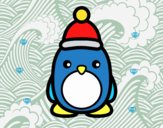 Pingüino navideño