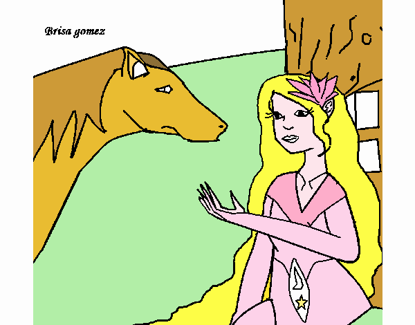 Princesa y caballo 1