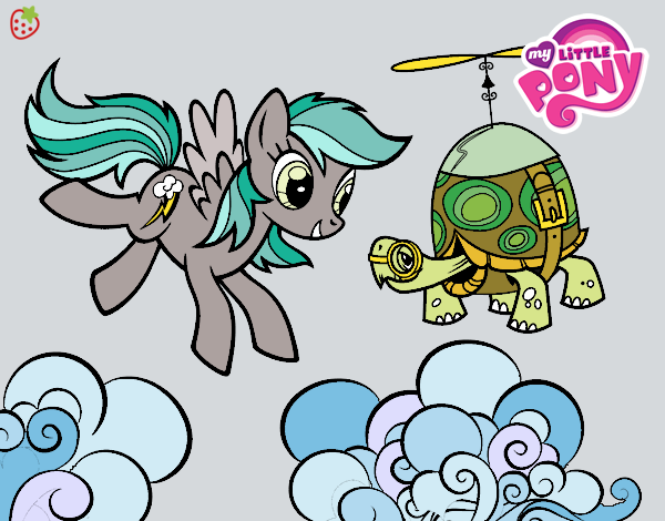 Rainbow Dash y la tortuga tanque