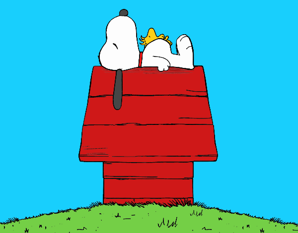 Snoopy durmiendo