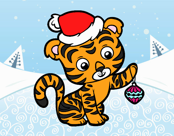 Tigre navideño