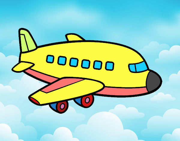 Un avión de pasajeros