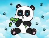 Un oso panda