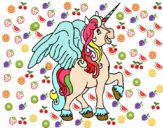 Unicornio con alas