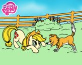 Applejack y Winona