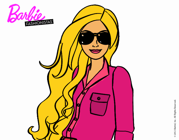 Barbie con gafas de sol