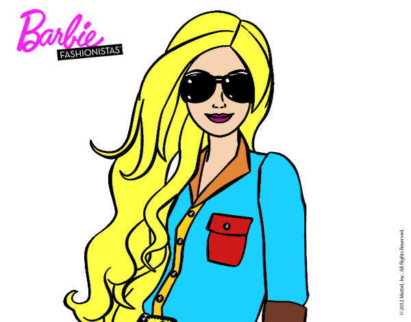 Barbie con gafas de sol