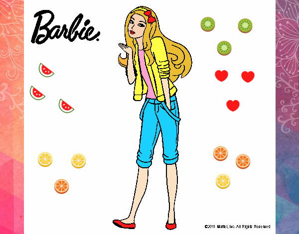 Barbie con look casual