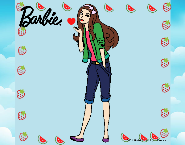 Barbie con look casual