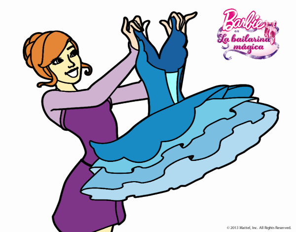 Barbie y su vestido de ballet