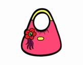 Bolso con flor