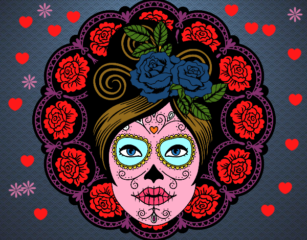 Calavera mejicana femenina