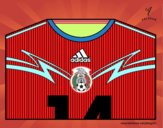 Camiseta del mundial de fútbol 2014 de México