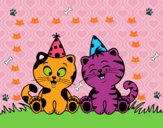 Gatos de cumpleaños