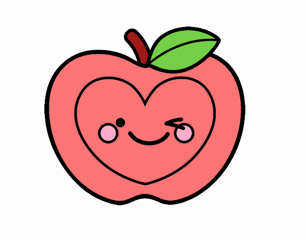 manzana corazon