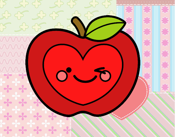 Manzana corazón