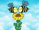 Pareja de abejas