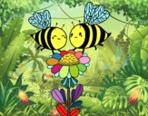 Pareja de abejas