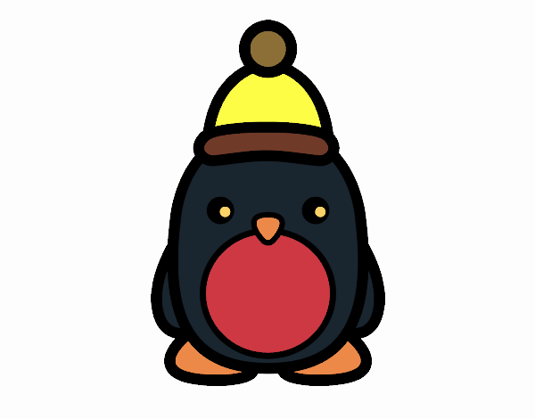 Pingüino navideño