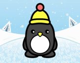 Pingüino navideño