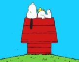 Snoopy durmiendo