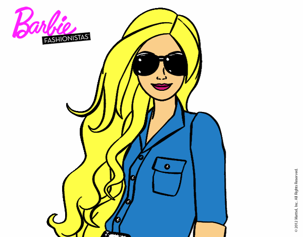 Barbie con gafas de sol