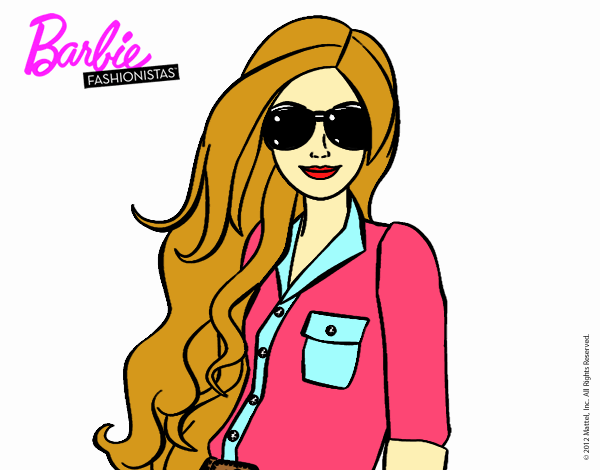 Barbie con gafas de sol