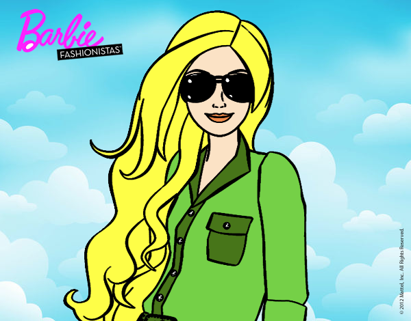 Barbie con gafas de sol