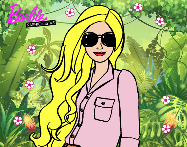 Barbie con gafas de sol