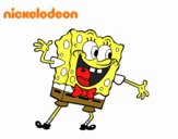 Bob Esponja saludando