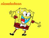 Bob Esponja saludando