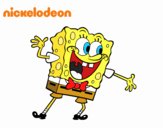 Bob Esponja saludando