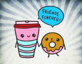 Café y donut