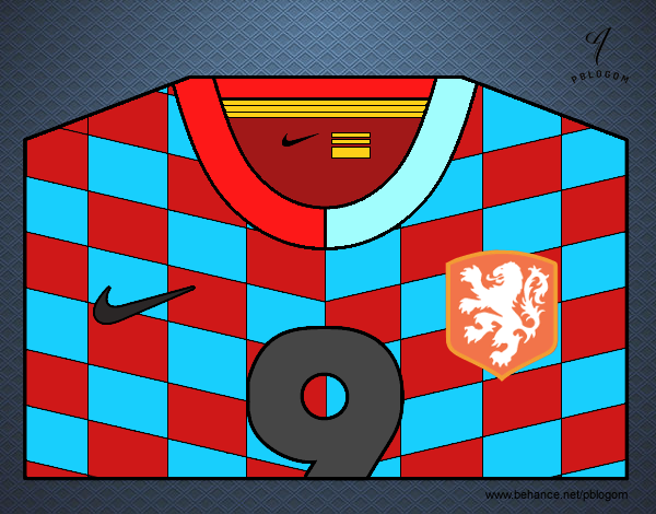 Camiseta del mundial de fútbol 2014 de Holanda