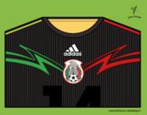 Camiseta del mundial de fútbol 2014 de México