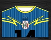 Camiseta del mundial de fútbol 2014 de México